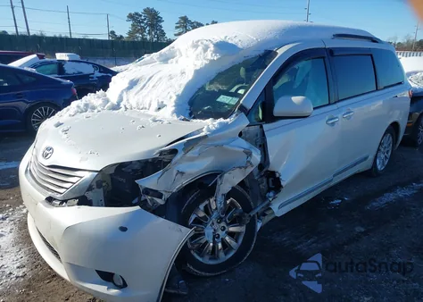 2016 Toyota Sienna Xle Premium 7 Passenger из США, поврежденный, VIN 5TDDK3DC6GS134407